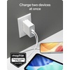image:imageMophie Speedport70 GAN USBC Charger Block  70W Fast Wall Charger 2 USBC PD Ports Compact Foldable Prongs Made with Recycled Materials for Smartphones Tablets Headphones100W